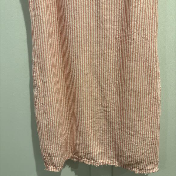 Tommy Bahama Dress Women XS Linen Sleeveless Striped Pockets Resort Coastal - Picture 4 of 12